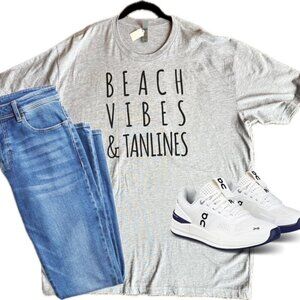 Beach Vibes and Tanlines Tshirt